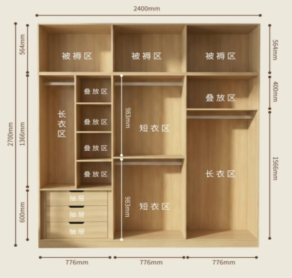 衣柜布局不纠结：科学分区设计，收纳更省心